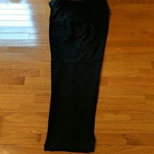 Savane black pleated trouser